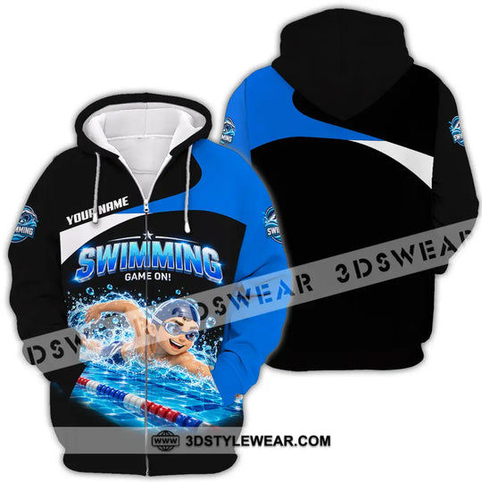 Unisex Shirt - Custom Swimming Shirt style option 4