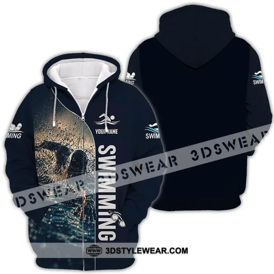 Unisex Shirt - Custom Swimming Shirt style option 4