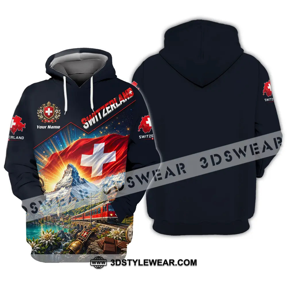 Unisex Shirt - Custom Switzerland Shirt - Hoodie / S - T-shirt