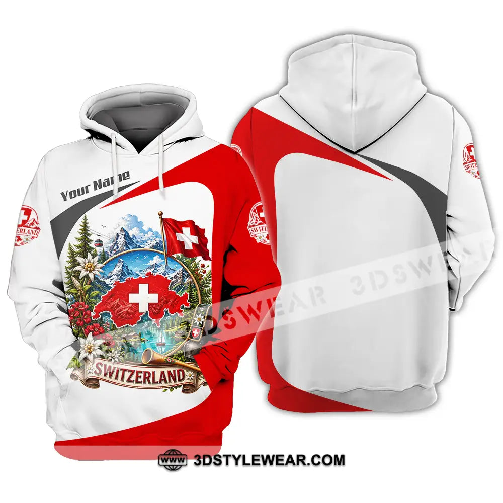 Unisex Shirt - Custom Switzerland Shirt - Hoodie / S - T-shirt