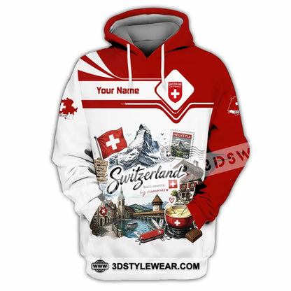 Unisex Shirt - Custom Switzerland Shirt - Hoodie / S - T-shirt