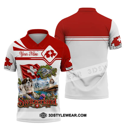 Unisex Shirt - Custom Switzerland Shirt - Polo Shirt / S - T-shirt