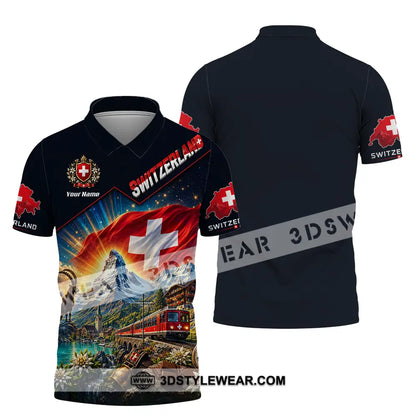 Unisex Shirt - Custom Switzerland Shirt - Polo Shirt / S - T-shirt