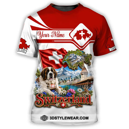 Unisex Shirt - Custom Switzerland Shirt - T-Shirt / S - T-shirt