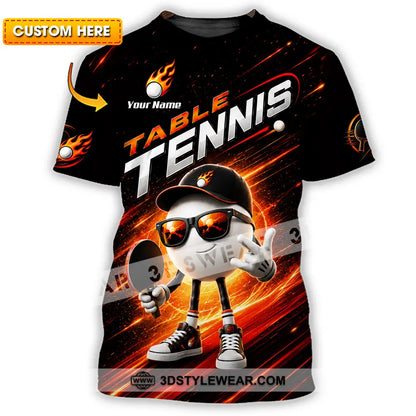 Unisex Shirt - Custom Table Tennis Shirt - T-shirt