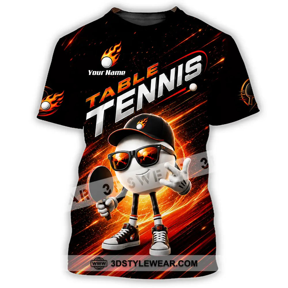 Unisex Shirt - Custom Table Tennis Shirt - T-Shirt / S - T-shirt