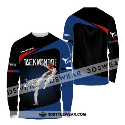 Unisex Shirt - Custom Taekwondo 3D Shirt - Long Sleeve Shirt / S - T-shirt