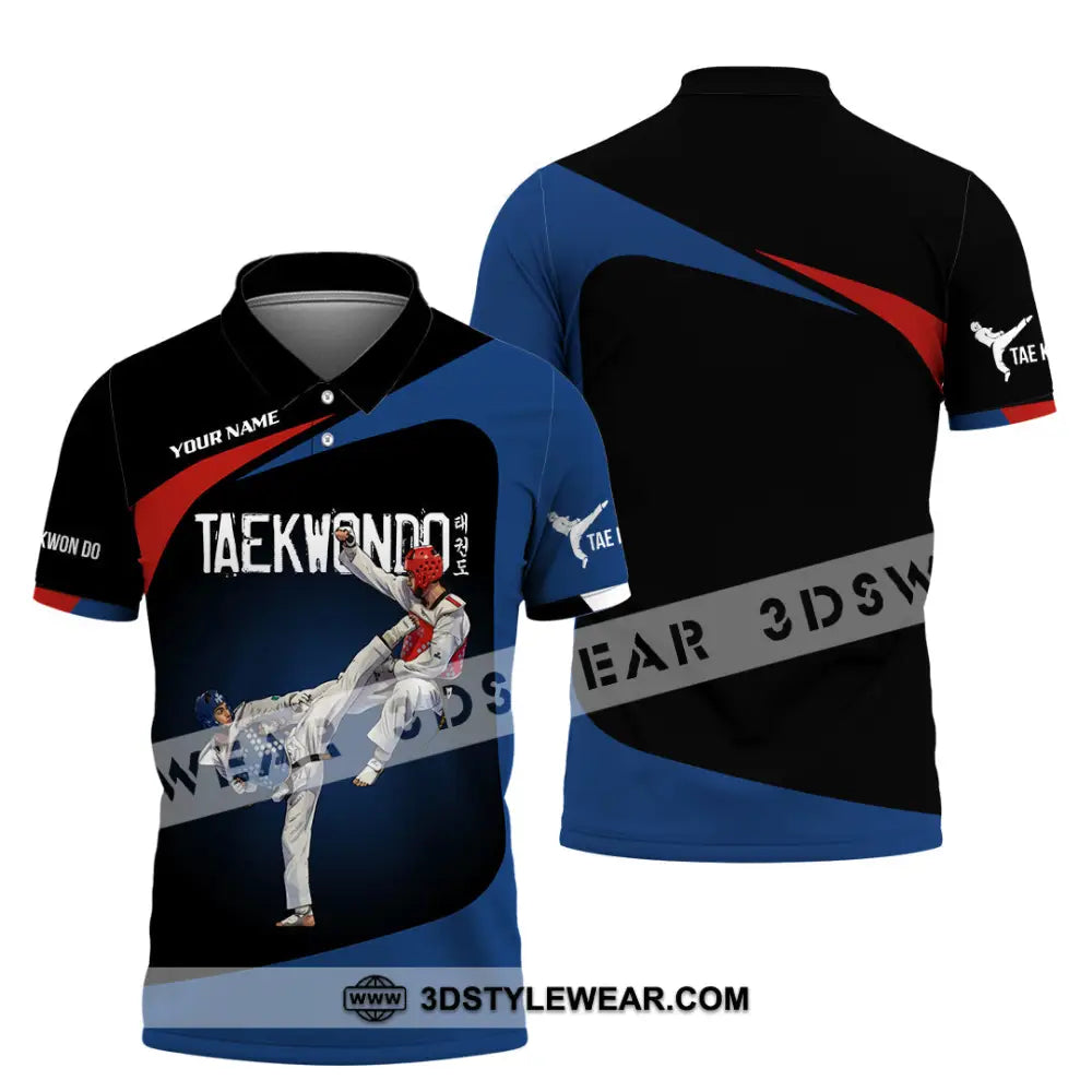 Unisex Shirt - Custom Taekwondo 3D Shirt - Polo Shirt / S - T-shirt