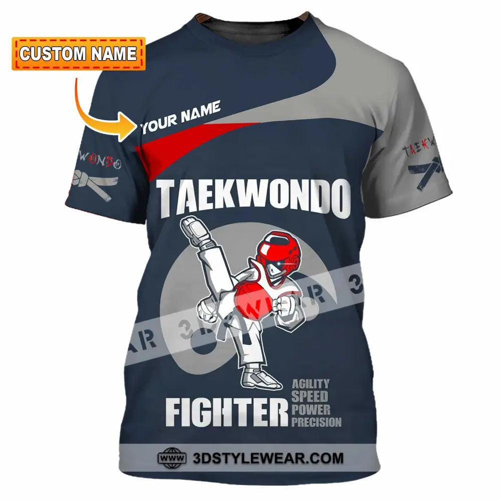Unisex Shirt - Custom Taekwondo Fighter Shirt - T-shirt