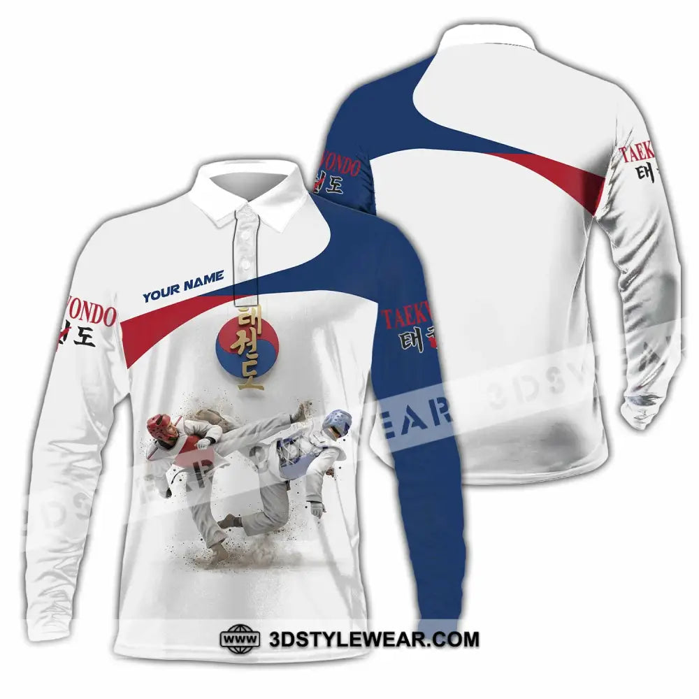 Unisex Shirt - Custom Taekwondo Shirt - Long Sleeve Polo / S - T-shirt