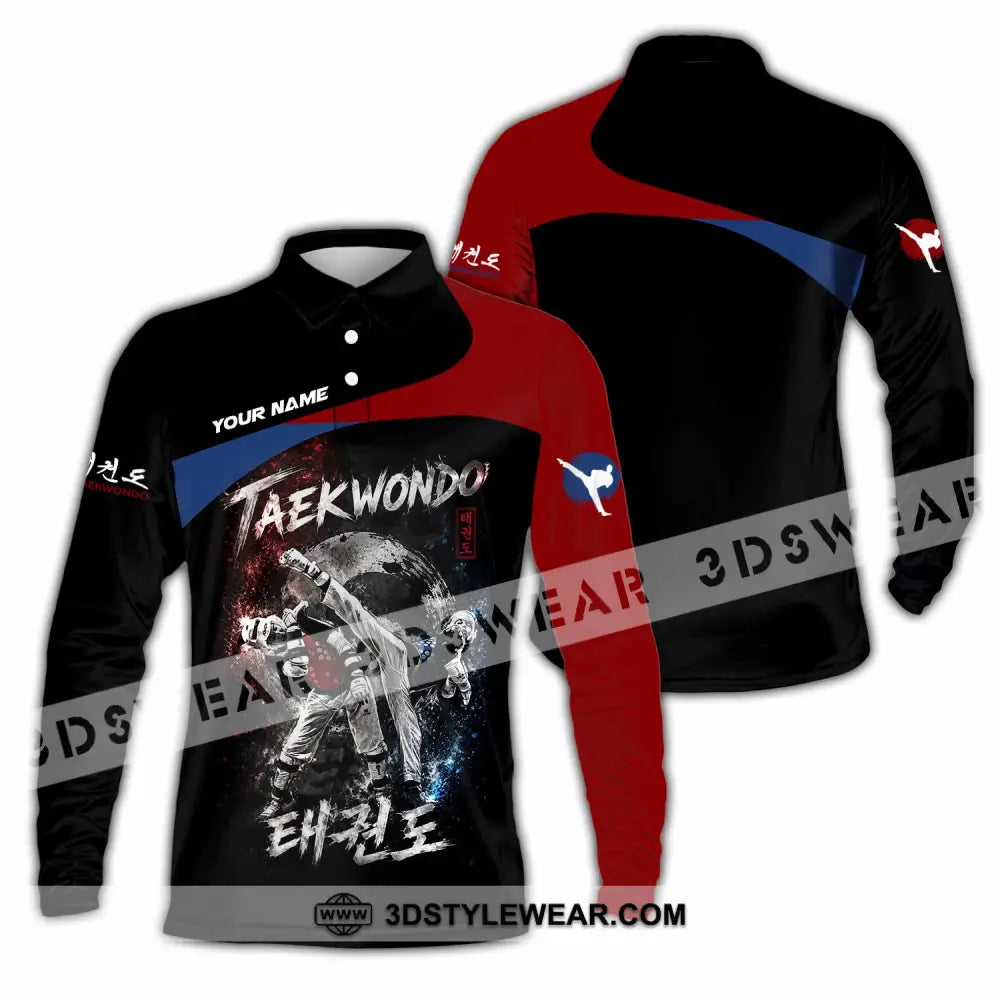 Unisex Shirt - Custom Taekwondo Shirt - Long Sleeve Polo / S - T-shirt
