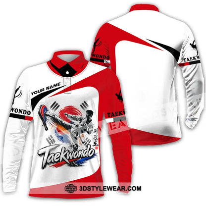 Unisex Shirt - Custom Taekwondo Shirt - Long Sleeve Polo / S - T-shirt
