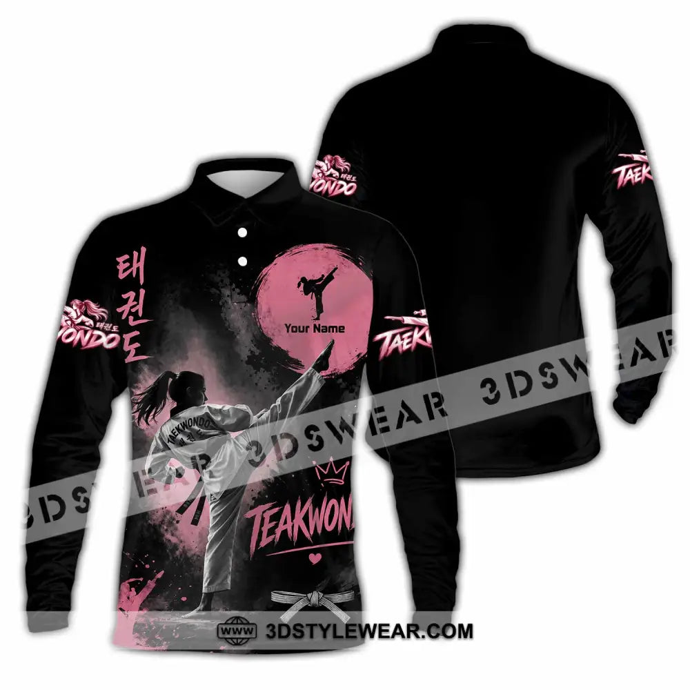 Unisex Shirt - Custom Taekwondo Shirt - Long Sleeve Polo / S - T-shirt