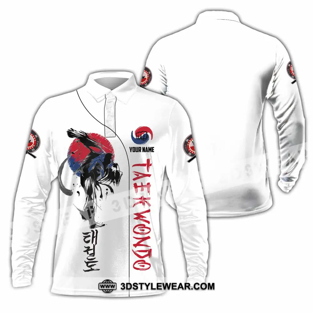Unisex Shirt - Custom Taekwondo Shirt - Long Sleeve Polo / S - T-shirt