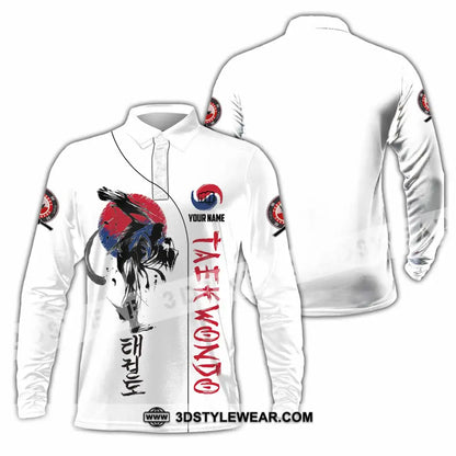 Unisex Shirt - Custom Taekwondo Shirt - Long Sleeve Polo / S - T-shirt