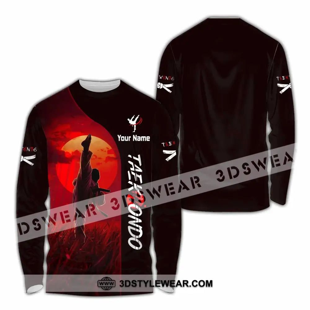 Unisex Shirt - Custom Taekwondo Shirt - Long Sleeve Shirt / S - T-shirt