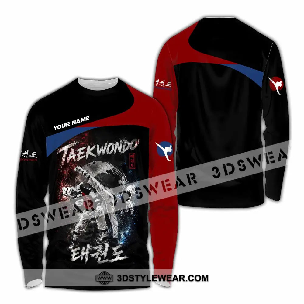 Unisex Shirt - Custom Taekwondo Shirt - Long Sleeve Shirt / S - T-shirt