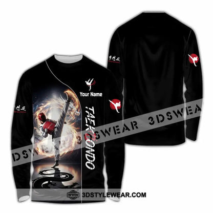 Unisex Shirt - Custom Taekwondo Shirt - Long Sleeve Shirt / S - T-shirt