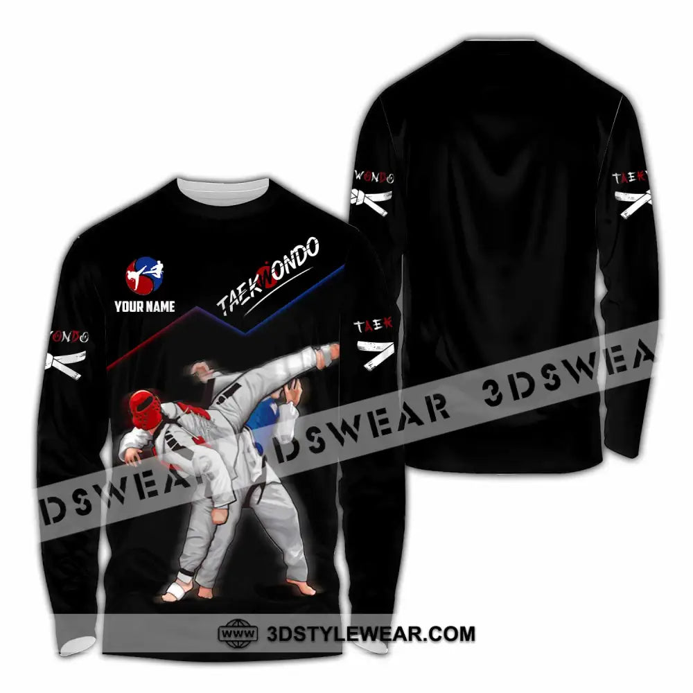 Unisex Shirt - Custom Taekwondo Shirt - Long Sleeve Shirt / S - T-shirt