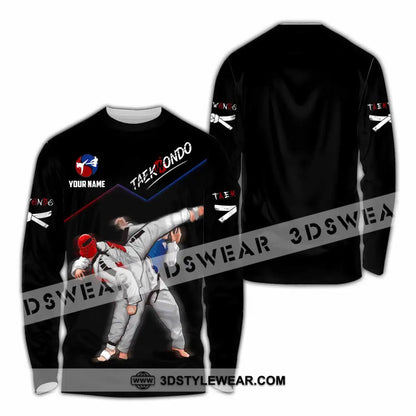 Unisex Shirt - Custom Taekwondo Shirt - Long Sleeve Shirt / S - T-shirt