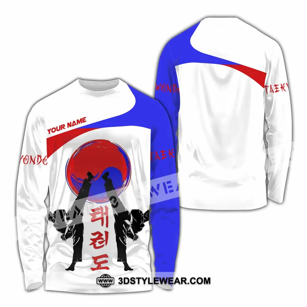 Unisex Shirt - Custom Taekwondo Lover Sport Shirt - Long Sleeve Shirt / S - T-shirt
