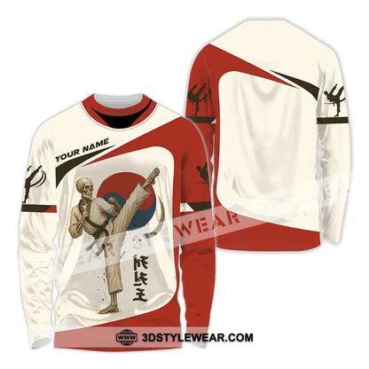 Unisex Shirt - Custom Taekwondo Player Shirt - Long Sleeve Shirt / S - T-shirt