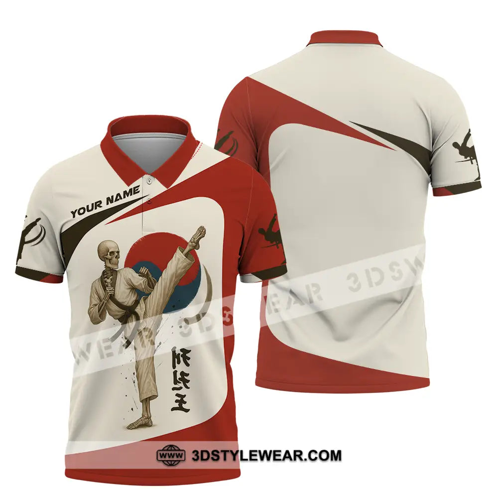 Unisex Shirt - Custom Taekwondo Player Shirt - Polo Shirt / S - T-shirt