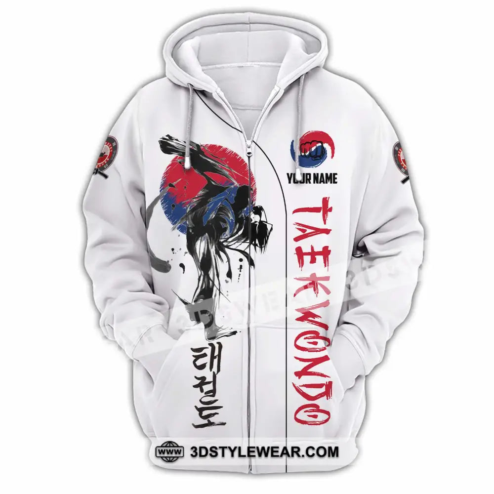 Unisex Shirt - Custom Taekwondo Shirt - Zipper Hoodie / S - T-shirt