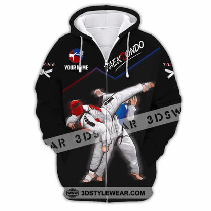 Unisex Shirt - Custom Taekwondo Shirt - Zipper Hoodie / S - T-shirt