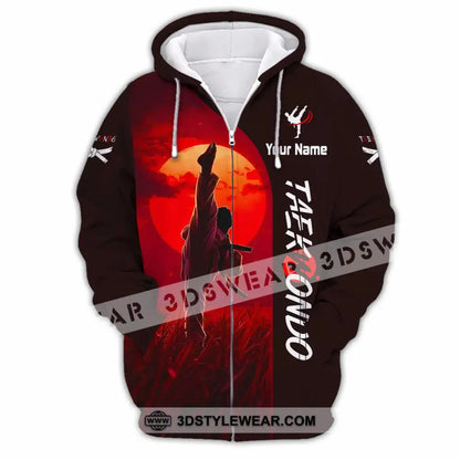Unisex Shirt - Custom Taekwondo Shirt - Zipper Hoodie / S - T-shirt
