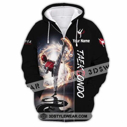 Unisex Shirt - Custom Taekwondo Shirt - Zipper Hoodie / S - T-shirt