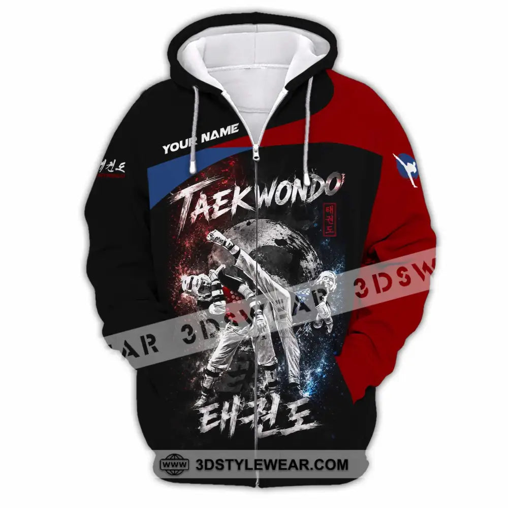 Unisex Shirt - Custom Taekwondo Shirt - Zipper Hoodie / S - T-shirt