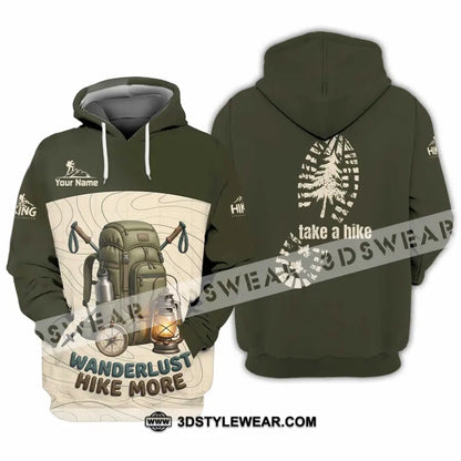 Unisex Shirt - Custom Take A Hike Wanderlust Hike More Shirt - Hoodie / S - T-shirt