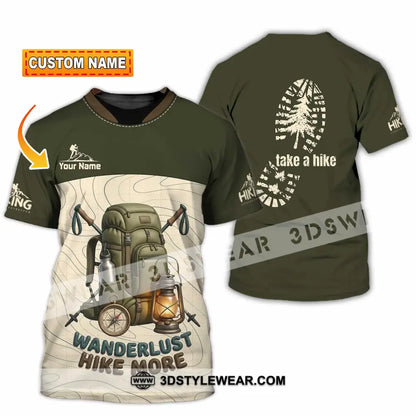 Unisex Shirt - Custom Take A Hike Wanderlust Hike More Shirt - T-shirt