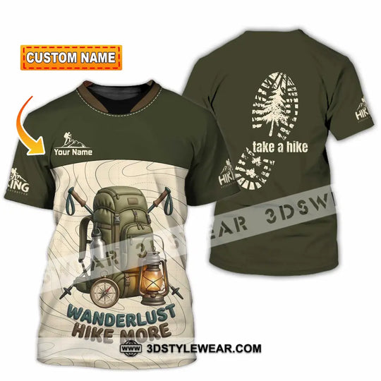 Unisex Shirt - Custom Take A Hike Wanderlust Hike More Shirt style option 1