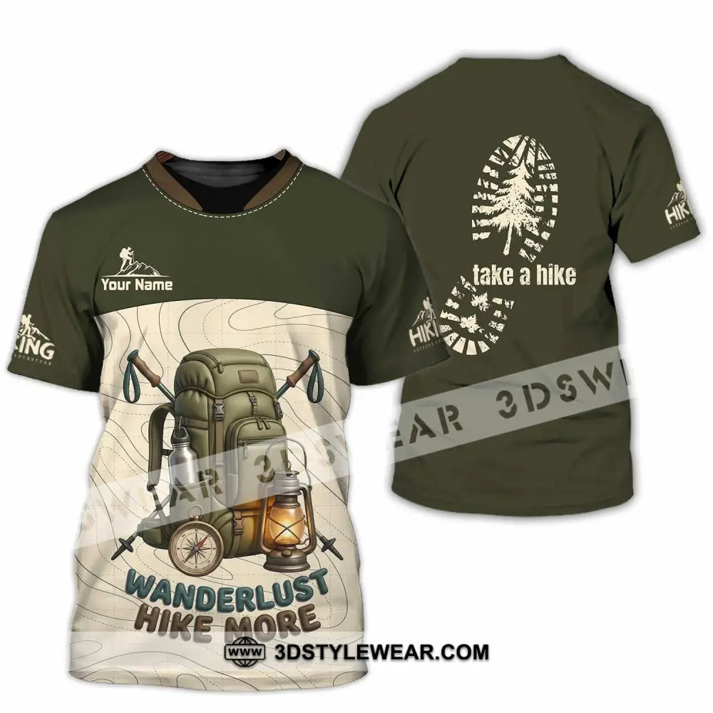 Unisex Shirt - Custom Take A Hike Wanderlust Hike More Shirt - T-Shirt / S - T-shirt
