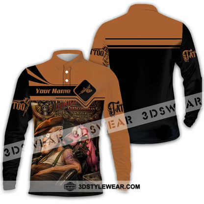Unisex Shirt - Custom Tattoo Shirt - Long Sleeve Polo / S - T-shirt
