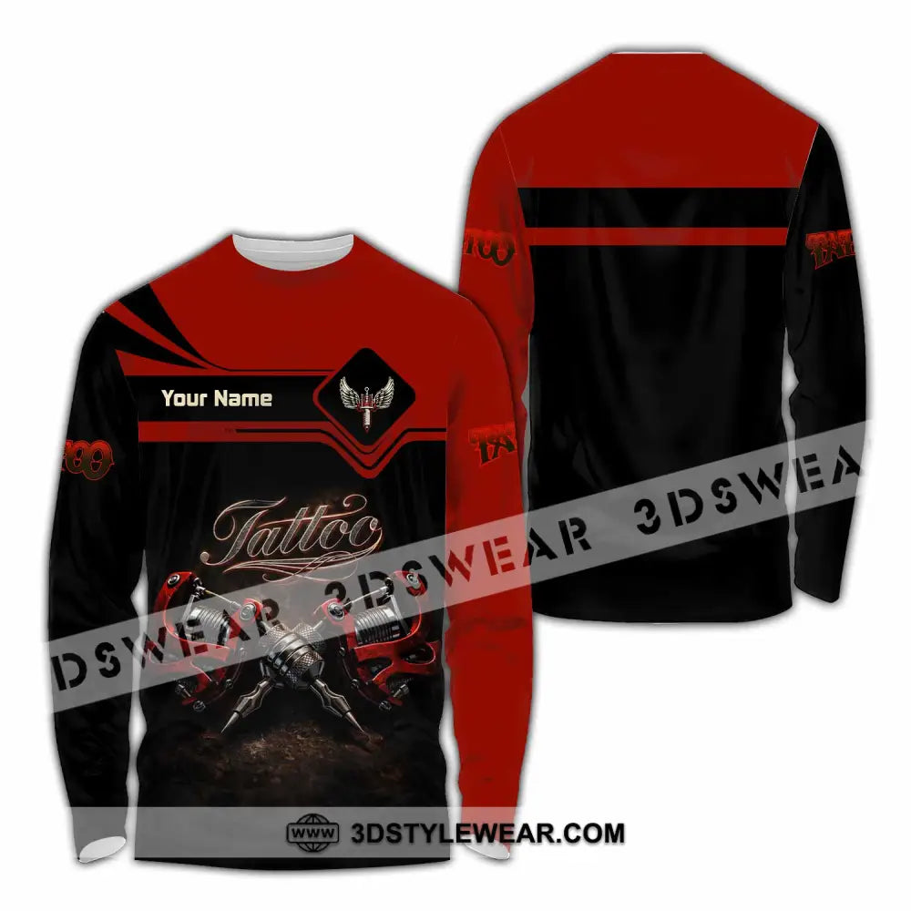Unisex Shirt - Custom Tattoo Shirt - Long Sleeve Shirt / S - T-shirt