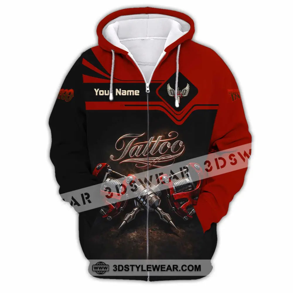 Unisex Shirt - Custom Tattoo Shirt - Zipper Hoodie / S - T-shirt