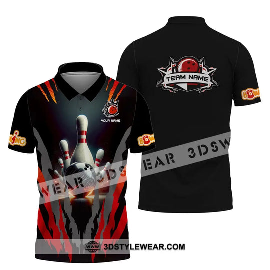 Unisex Shirt, Custom Team Name Bowling Shirt, Shirt For Bowling Clubs, Bowling Gift style option 4