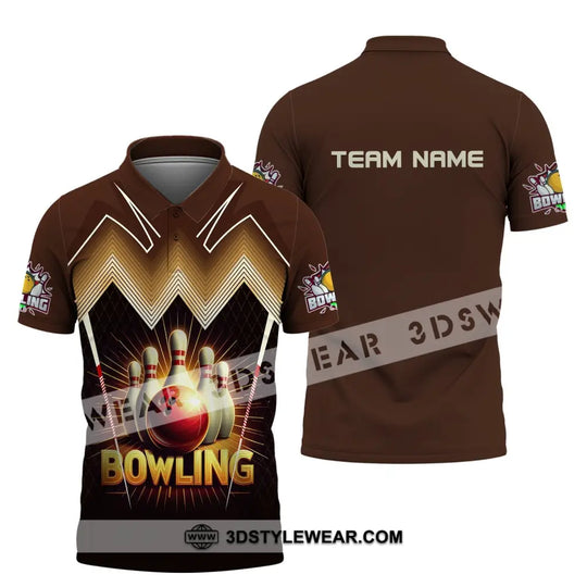 Unisex Shirt, Custom Team Name Bowling Shirt, Shirt For Bowling Clubs, Bowling Gift style option 4