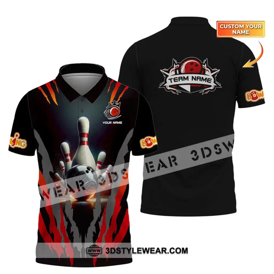 Unisex Shirt, Custom Team Name Bowling Shirt, Shirt For Bowling Clubs, Bowling Gift style option 1