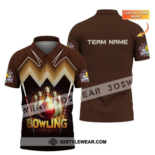 Unisex Shirt, Custom Team Name Bowling Shirt, Shirt For Bowling Clubs, Bowling Gift style option 1