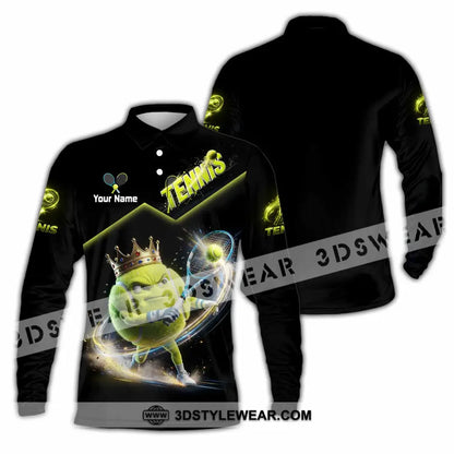 Unisex Shirt - Custom Tennis Shirt - Long Sleeve Polo / S - T-shirt