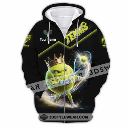 Unisex Shirt - Custom Tennis Shirt - Zipper Hoodie / S - T-shirt