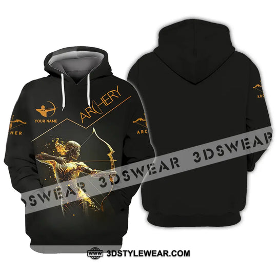 Unisex Shirt - Custom Text Archery Queen Sport Shirt For Player style option 3