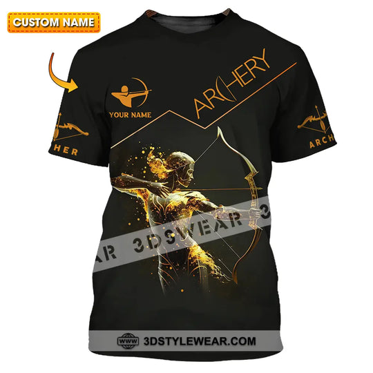Unisex Shirt - Custom Text Archery Queen Sport Shirt For Player style option 1