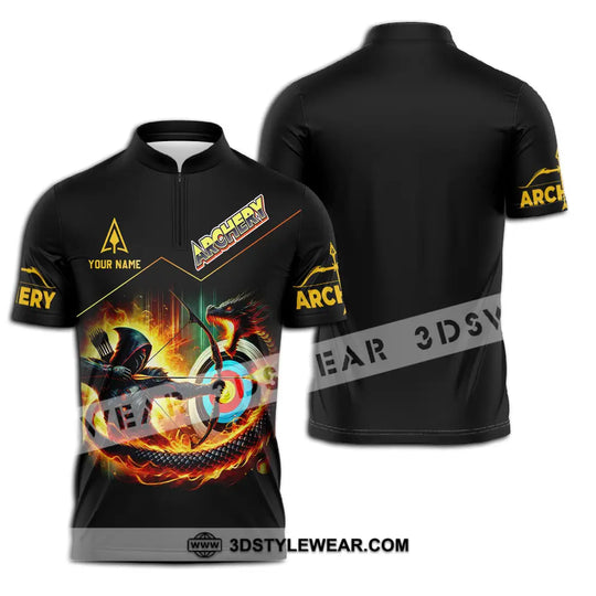 Unisex Shirt - Custom Text Shirt Archery style option 2