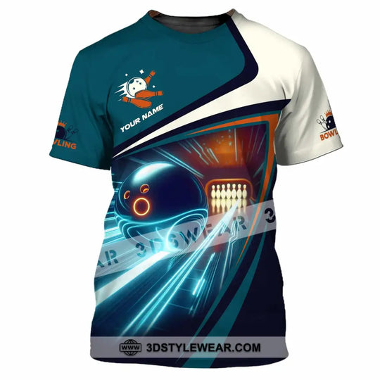 Unisex Shirt - Custom Text Bowling Player Shirt style option 2