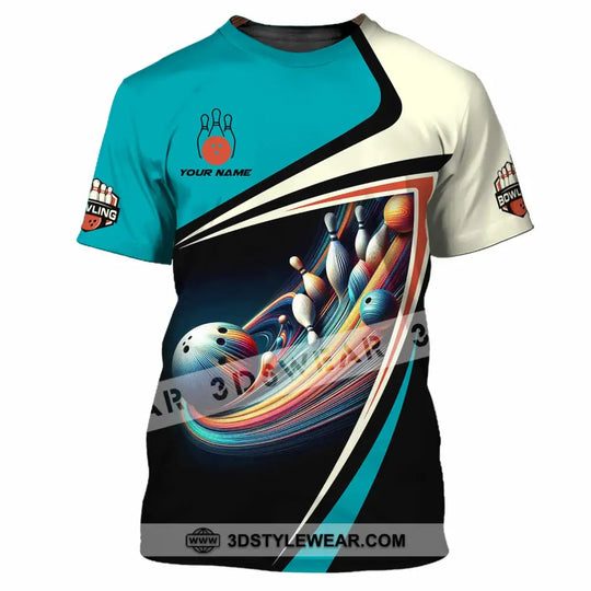 Unisex Shirt - Custom Text Shirt, Bowling Shirt style option 1